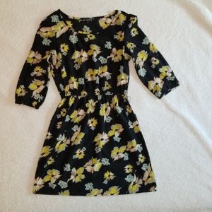 Black Floral Dress from BeBop